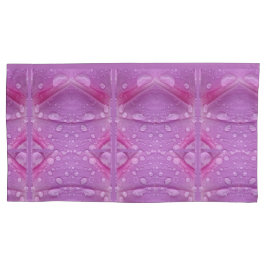 Pair of Lila and Mauve Pillow Case Kissenbezug