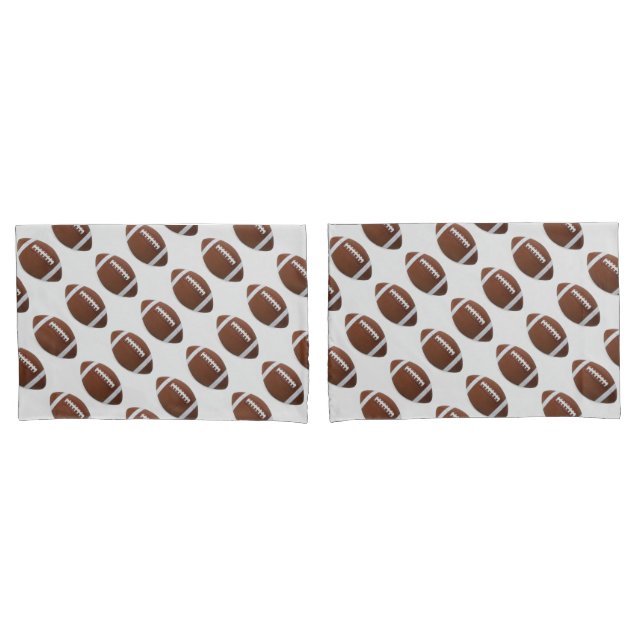 Pair of Standard Size Pillowcases/Football Kissenbezug (Vorderseite-Set)