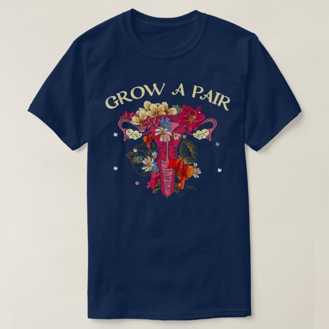 Pair Uterus Pro Choice Weibchen Righ T-Shirt (Design vorne)