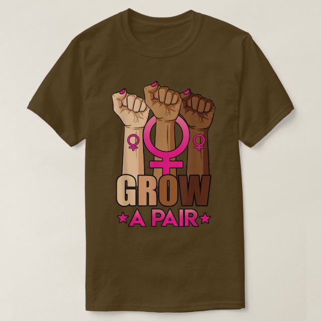 Pair Uterus Pro Choice Weibchen Righ T-Shirt (Design vorne)