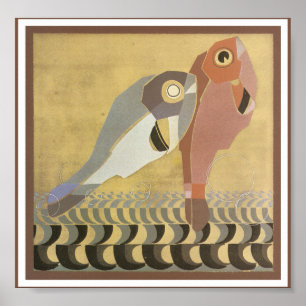 Paire Art déco de poisson