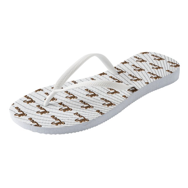 Paire d'amour des tongs (Incliné)