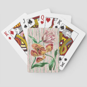 Paire de jeu de cartes de style vintage