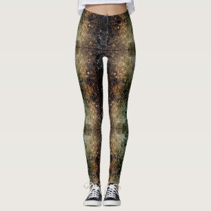Paire de leggings modernes personnalisés bicolores