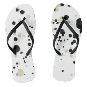 Paire de tongs avec éclaboussure