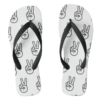 Paire de tongs - Panneau de paix