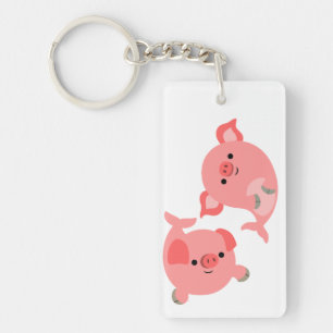 Paire mignonne de Porte - clé acrylique Mercos de 