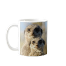 Paire personnalisée de Meerkats Mug de café