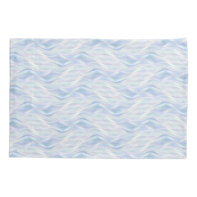 Paires standard de taie d'oreiller de vagues (Dos-gauche)