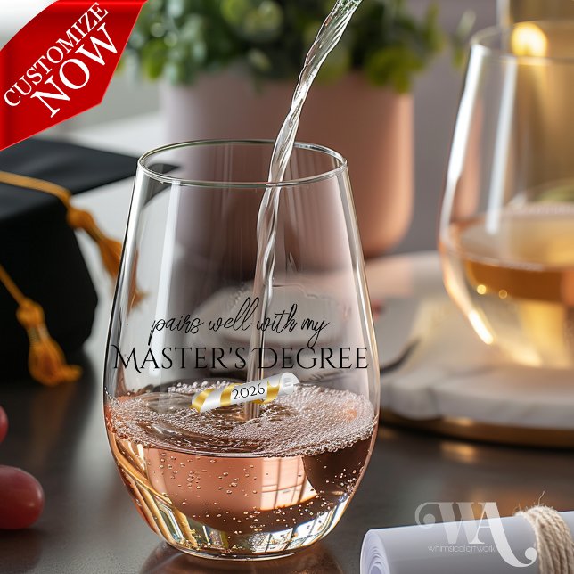 Pairs gut mit meinem Grad Weinglas Ohne Stiel (easy to customize)