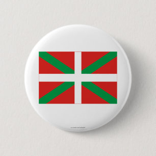 País Vasco (Euskadi) Flagge Button