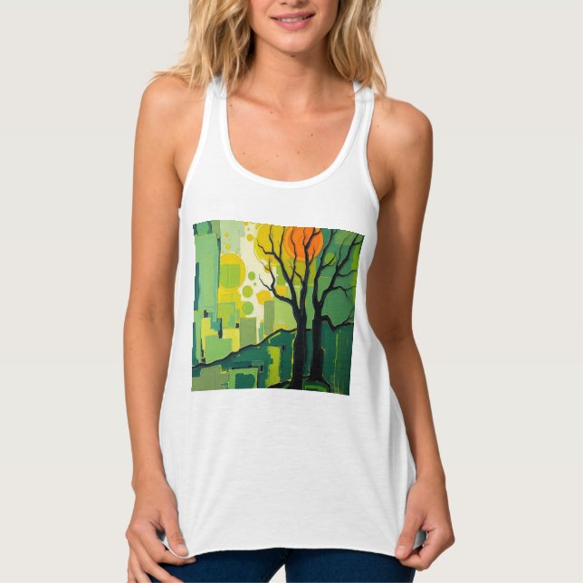 Paisagem Tank Top (Vorderseite)