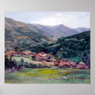 Paisaje gallego/Galizisch Poster