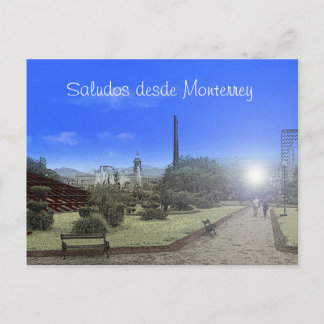 Paisaje Monterrey Postkarte