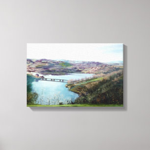 Paisaje/Paisaxe/Landschaft Leinwanddruck
