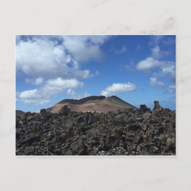 Paisaje Parque Nacional Timanfaya. Lanzarote Postkarte (Vorderseite)