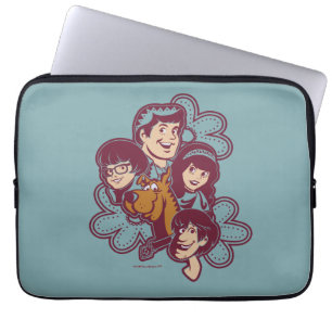 Paisely Flower Scooby-Doo and the Gang Laptopschutzhülle