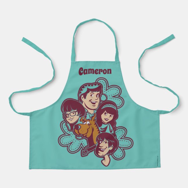 Paisely Flower Scooby-Doo and the Gang Schürze (Vorderseite)