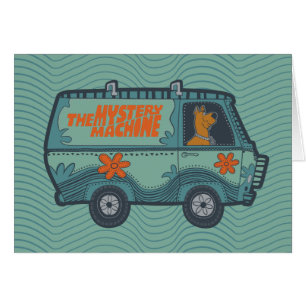 Paisely Scooby-Doo conduisant la machine de