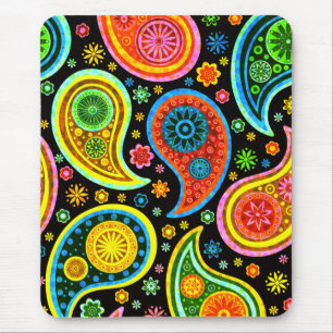 Paisley 2.0-Wurm-Tones Mousepad