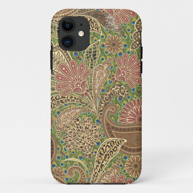 Paisley Animal Print Case-Mate iPhone Hülle (Rückseite)