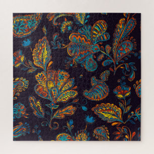 Paisley Aquarell: Blumenmuster