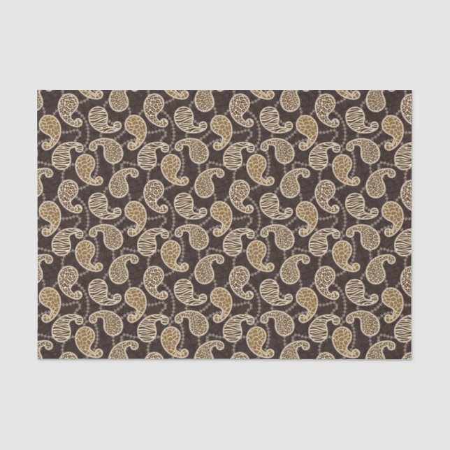Paisley-Arthintergrund Seidenpapier (Vorderseite)