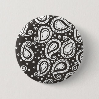 Paisley auf Black Button