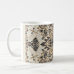 Paisley-Bandana-Druck-Seidendesign Kaffeetasse