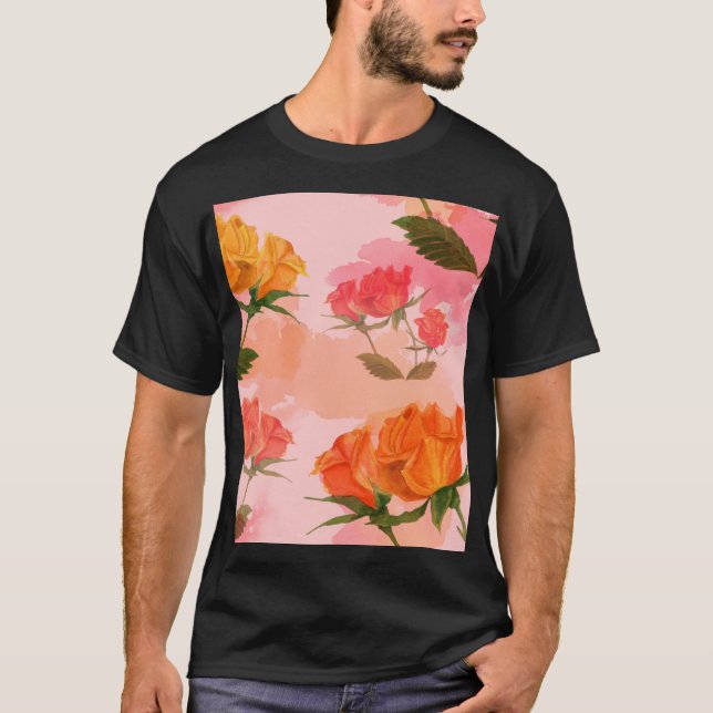 Paisley bandana Druck, Seidenschal Design. T-Shirt (Vorderseite)