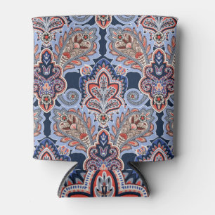 Paisley bandana Muster, dekoratives Taschentuch. Dosenkühler