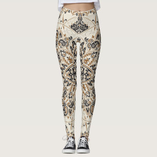 Paisley Bandana Print Silk Design Leggings