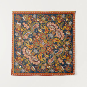 Paisley Bandana Silk Neck Scarf Wandteppich