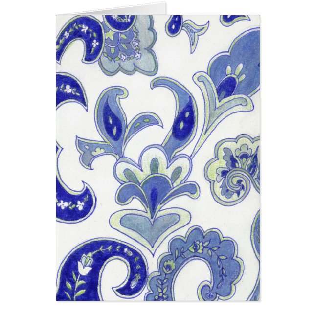 Paisley bleu (Devant)