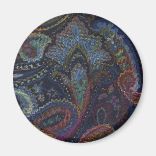 Paisley Blue Magnet