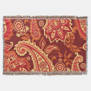 Paisley, Blume: nahtlose Ziermuster Decke
