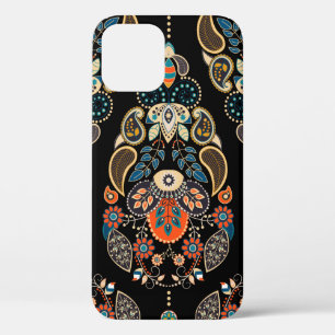 Paisley Blumen nahtlos Muster. Dunkle Kulisse mit Case-Mate iPhone Hülle