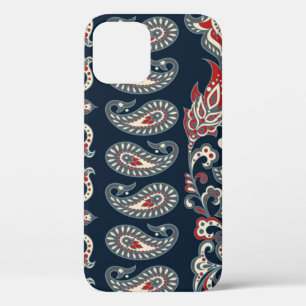 Paisley, blumengeschmückt, Damast Vintag. Case-Mate iPhone Hülle