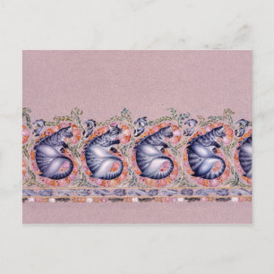 Paisley Border Postkarte