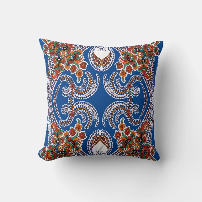 Paisley Design #10 bei SusieJayne Kissen (Vorderseite)