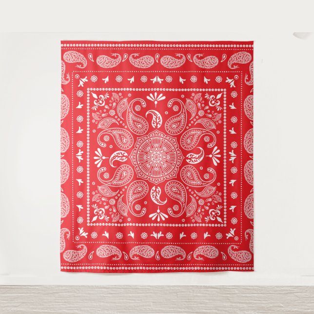 Paisley Design-1 Tapestry Wandteppich (Vorderseite)