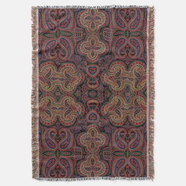 Paisley Design #4 bei SusieJayne Decke (Vorderseite Vertikal)