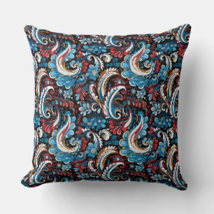 Paisley-Druck Kissen
