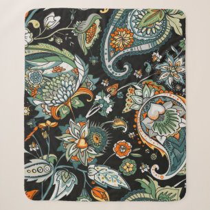 Paisley. Ein auf Tradition basierendes nahtloses M Sherpadecke