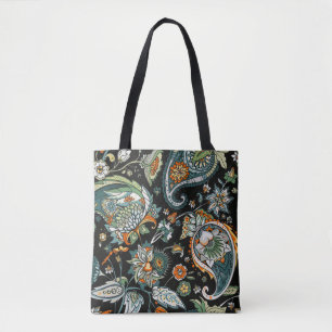 Paisley. Ein auf Tradition basierendes nahtloses M Tasche