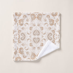 Paisley en beige esthétique moderne Tan Brown