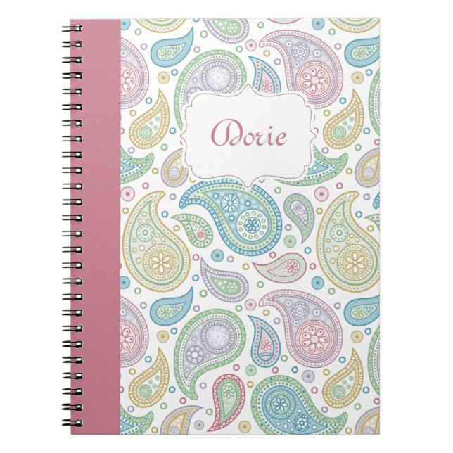 Paisley en Carnet rose (Devant)