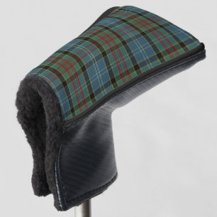 Paisley-Familie Weiß und Grün Highland Plaid Golf Headcover