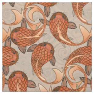 Paisley-Fischbisque Stoff