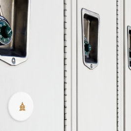 Paisley Floral Art ・ Orange Boho Decor Magnet